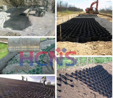 ASTM Perforated Geocell For Road Construction Soil Stabilization