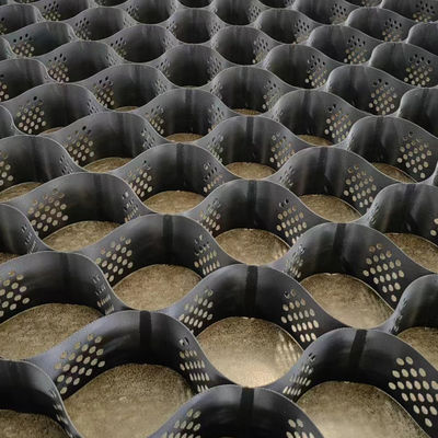 Three-Dimensional Flexible Structure Textured HDPE Geoweb Geocell For Road Construction
