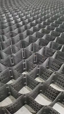 Black Cellular Confinement System For Gravel Stabilization And Road Support