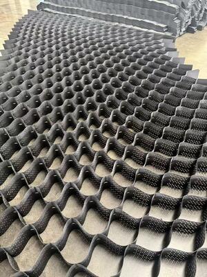 Ground Stabilization HDPE Geocell 75mm Height 400mm Weld Distance for Soil Support