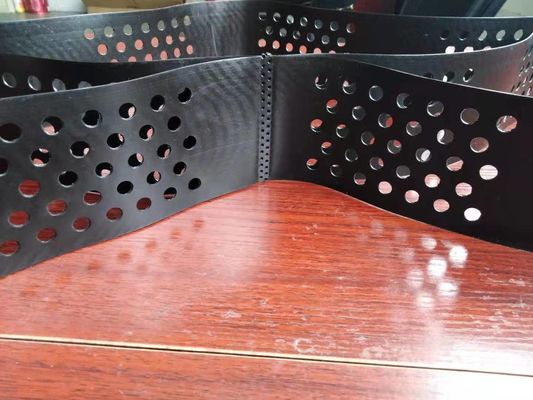 1.1mm-1.8mm Textured Perforated HDPE Geocell Confinement System Plastic Sheet