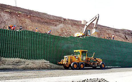 Plastic HDPE Black Slope Protection Geocell Ground Grid Paver Flexible