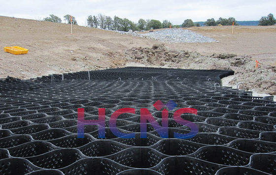 لانه زنبوری HDPE ژئوسل ژئوسل سیستم های محدود 100 میلی متری سفارشی