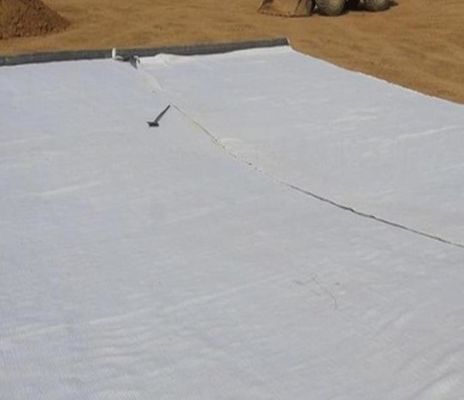 Kısa Filament Nonwoven Geotekstil İnşaat Kumaşı 400g
