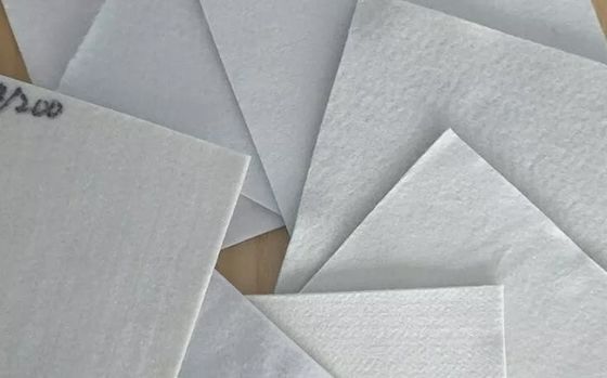 PET Filament Geo Fabric ผ้าไม่ทอ Geotextile 100g / Sqm-800g / Sqm