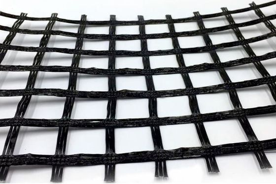 ISO9001 กำแพงกันดินเสริมแรง Geogrid 50Kn/M