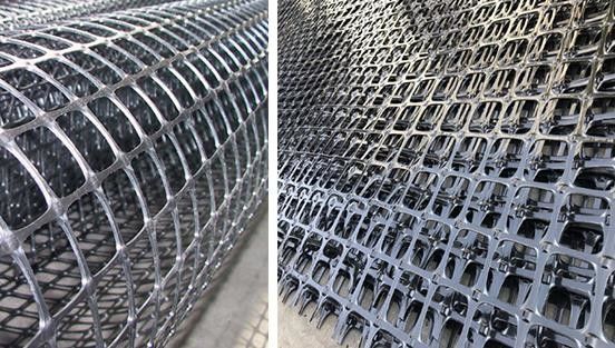 3D PP Biaxial Soil Reinforcement Geogrid For Roads 20kn