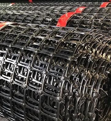 30KN 40KN Biaxial Tensile Geo Grid Ground Grid Fabric For Retaining Walls