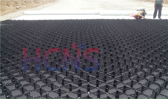 Driveway Gravel Stabilizer HDPE Geocell Ground Reinforcement Cellular System Gravel Grid