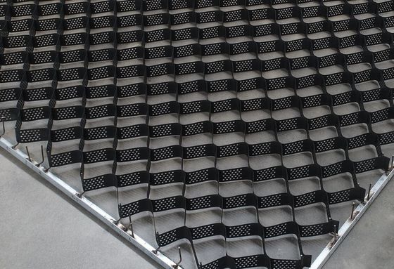 HDPE Geocell สตบิลเลอร์หินทราย พลาสติกฮันนีคอม Geocells สําหรับการป้องกันหันทาง