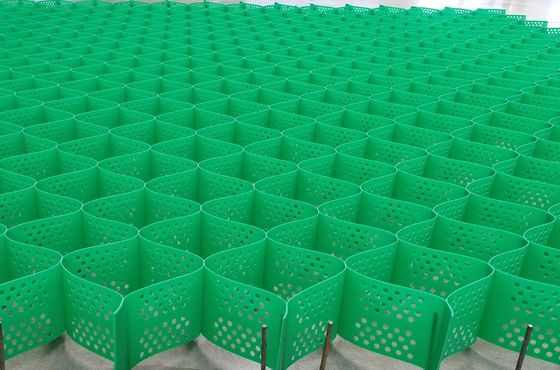 Plastic Stabilized Gravel Paving Gridding HDPE Geocell For Driveway