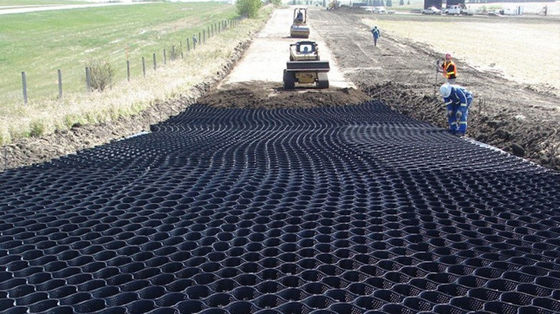 Honeycomb HDPE Geocell Plastic Gravel Grids Paver Stabilizer For Road Soil Stabilization