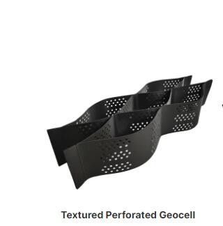 Road Construction Perforated HDPE Geocell Driveway For Erosion Control