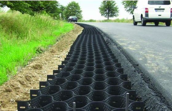 Smooth Surface Textured Surface HDPE 3D Geocell For Road Geocell Gravel Grid Geocell Driveway