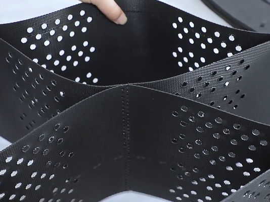 Black Geocell Reinforced Road System with High Carbon Black content≥1.5%