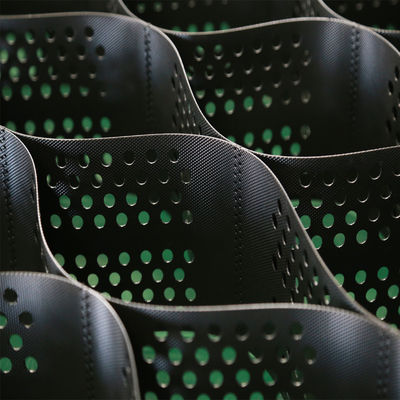 445mm Flexible Plastic HDPE Black Driveway Grid Gravel Geocell For Slope Protection Geocell