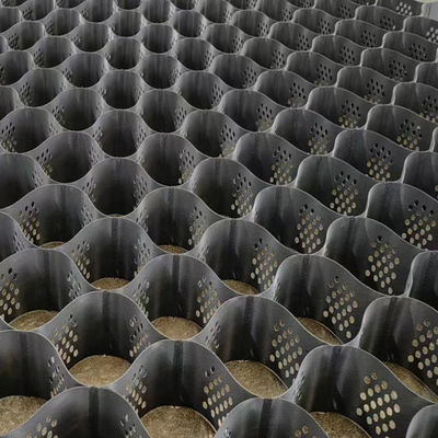 HDPE Geocell 100mm Depth 330x330mm Cells 1.2mm  Soil Stabilization UV ESCR  Erosion Control Grid  High Tensile Strength