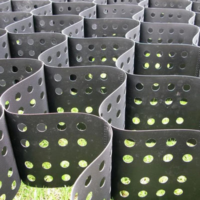 Geocell For Driveway Perforted Textured Smooth Geocell Mat And Geogrid 100mm/150mm/200mm