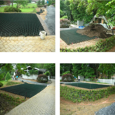 Textured HDPE Geocell Plastic For Ground Reinforcement Slop Protection 100mm 150mm