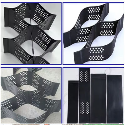 Cellular Confinement System Reinforced Soil Slope Stabilizer Gravel Grid HDPE Geocell 445mm