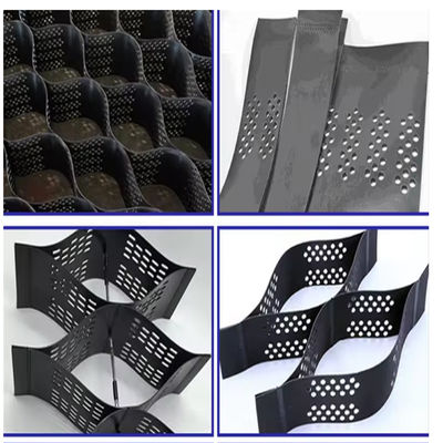 HDPE Slope Erosion Control Ground Grid Geocell For Gravel Driveways Geosynthetic Geocells