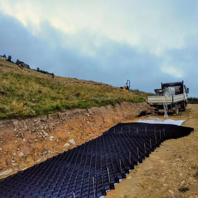 Customized Road Gravel Grid Plastic Honeycomb Hdpe Geocell For Retaining Wall