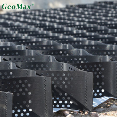 กรวย Geogrid HDPE พลาสติก Geocell ความสูง 200 มม ถนนทางหลวง ทางเดิน การก่อสร้าง การปรับความมั่นคงของดิน