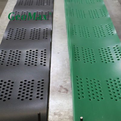 สีดํา HDPE GEOCELL 120MM HEIGHT 356MM สถานที่ปั่นสําหรับอุตสาหกรรมระดับการบรรทุก