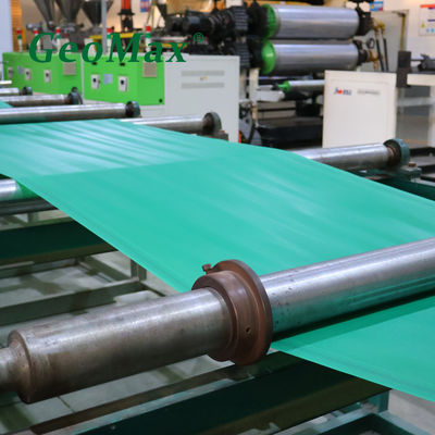 สีเขียว HDPE GEOCELL 150MM HEIGHT 445MM พื้นที่ปั่นสําหรับกําแพงยึด