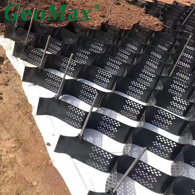 High Tensile Strength Welded Geocell  HDPE UV Resistant OIT Retaining Wall 200mm Height 356MM*356MM