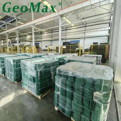 Retaining Wall 400 Min HPOIT Test HDPE Geocell Solutions Ground Grid Black 14.2kN/m Peeling Strength