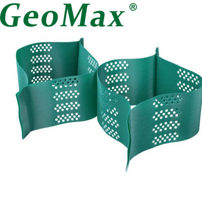 Green Color HDPE Geocell Retaining Wall Solutions 150mm Height 445mm Welding Space ESCR 5000Min HPOIT