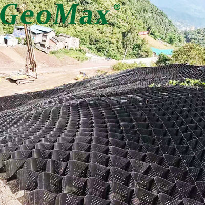 High Strength with GeoMax 100mm Height 330mm Welded Space HDPE Geocell for Ground Stabilization and Erosion Control