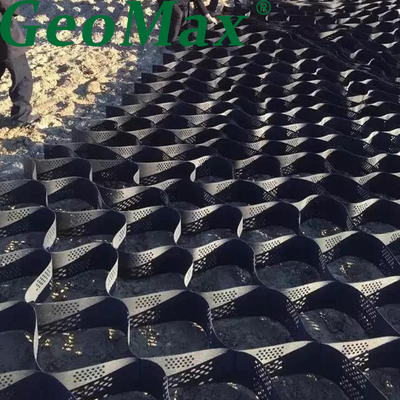 Perforated Drainage Geocell Welded HDPE 100mm Height for Landscaping & Erosion Control Green