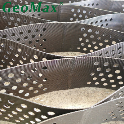 Perforated Drainage Geocell Welded HDPE 100mm Height for Landscaping & Erosion Control Green