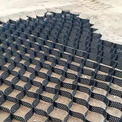 High Quality ASTM Standard Black Green HDPE Geocell for Mine Tailings Management OIT ESCR, 100mm Height 330mm Welded Space