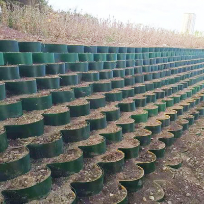 150mm Height 330mm Welded Space Black & Green HDPE Geocell for Railway Subgrade Stabilization - OIT ESCR, High Quality ASTM Standard