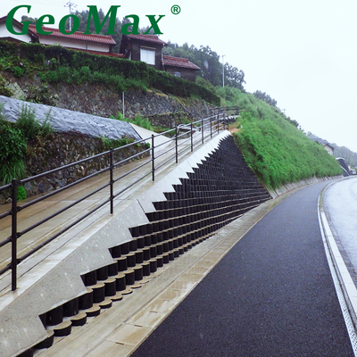 Black & Green HDPE Geocell for Landfill Liner Reinforcement - OIT ESCR, 250mm Height, 600mm Welded Space, ASTM Standard High Quality