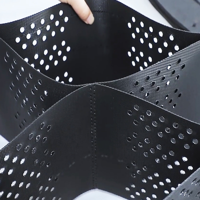 100mm Height 1.5mm Thickness HDPE Geocell Highway Construction ASTM D6993 ISO13426 Standard High Quality Control