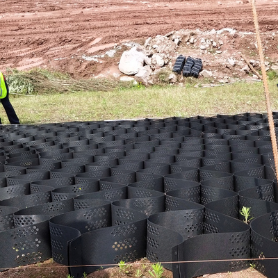 HDPE Geocell GM356-100mm Soil Reinforcement for 4:1 Slopes ASTM D-638 In France