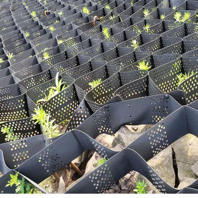 GM356 HDPE Geocell System for 2:1 Slopes Vegetation Growth and Soil Retention