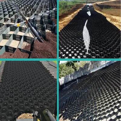 100mm HDPE Geocell for Landscape Slope Greening  Surface Soil Protection