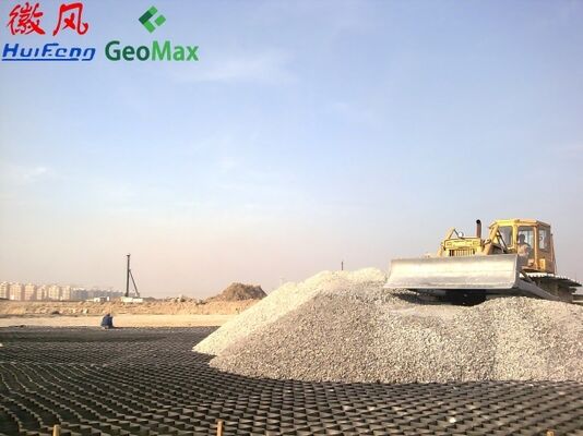 Textured Geocell Ground Stabilization System For Embankment Protection