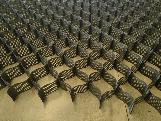 Smooth Surface HDPE Cellular Confinement Grid For Highway Base Support