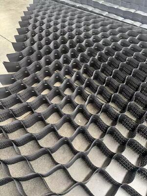 100mm HDPE Geocell 330mm Ultrasonic Weld Spacing for Road Base Reinforcement