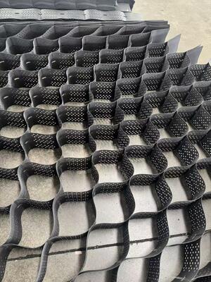 HDPE Geocell 100mm 356mm Weld Spacing for Driveway Ground Stabilization
