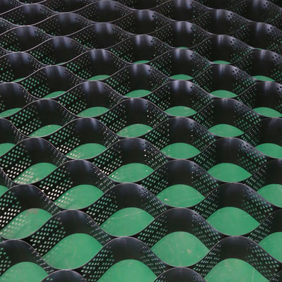 HDPE Geocell Gravel Road Highway Gravel Driveway Black HDPE Geocell Retaining Wall
