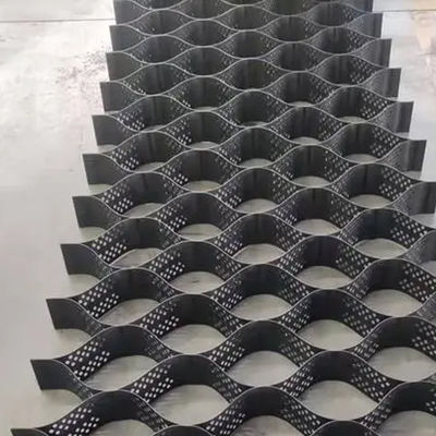 Plastic Driveway HDPE Gravel Grid Geocells For Road Soil Stabilization Geocell Retaining Walls