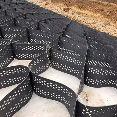 คุณภาพสูง Geocell Road Honeycomb Stabilizer HDPE Geocell 150-432 มม.