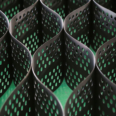 HDPE Geocell ความสูง 200 มิลลิเมตร หินทราย หินผึ้ง หินทราย การควบคุมการละลายทางเดิน